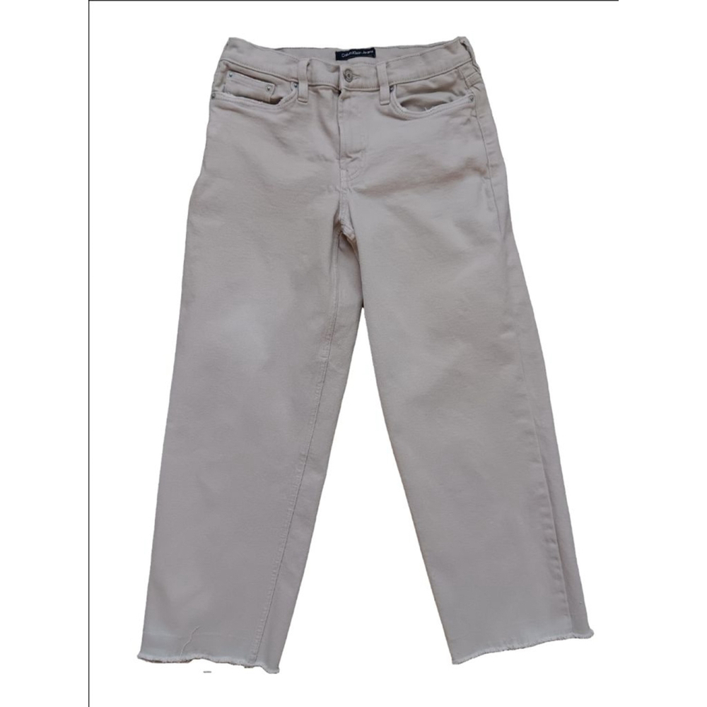 Women's Calvin Klein Beige Jeans Size 26